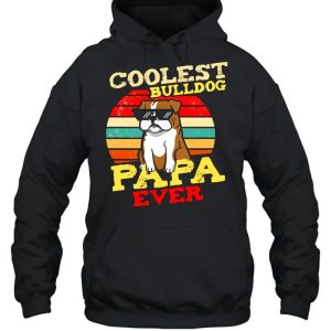 Cooles Bulldog Papa Ever Vintage shirt 3