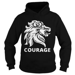 Courage Woodcut Lion Head shirt 1