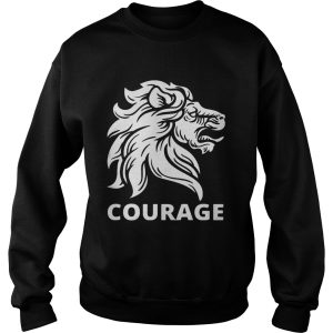 Courage Woodcut Lion Head shirt 2