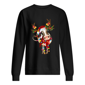 Cow Gorgeous Reindeer Light Christmas shirt 2