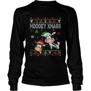 Cows Moooey Xmass Ugly Christmas shirt 2