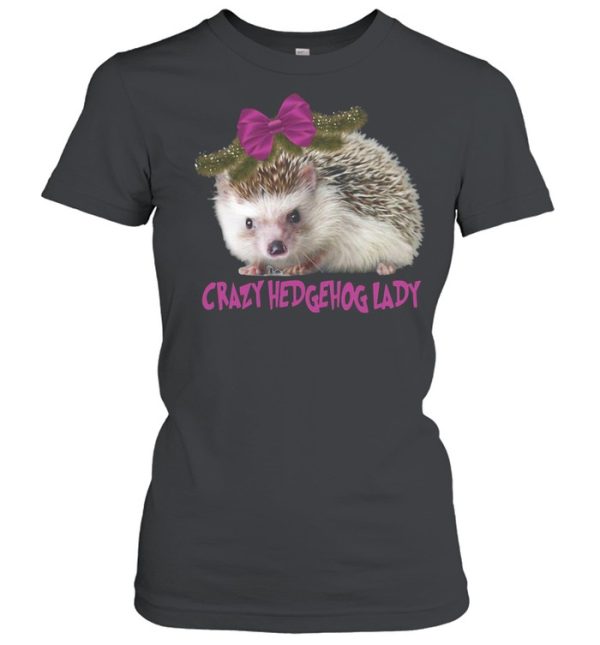 Crazy Hedgehog Lady T-shirt