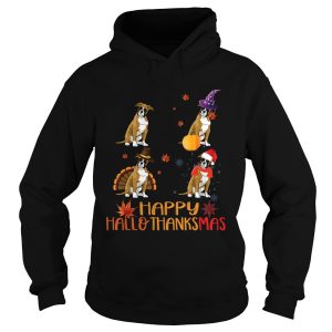 Cute Boxer Happy Hallothanksmas shirt 1