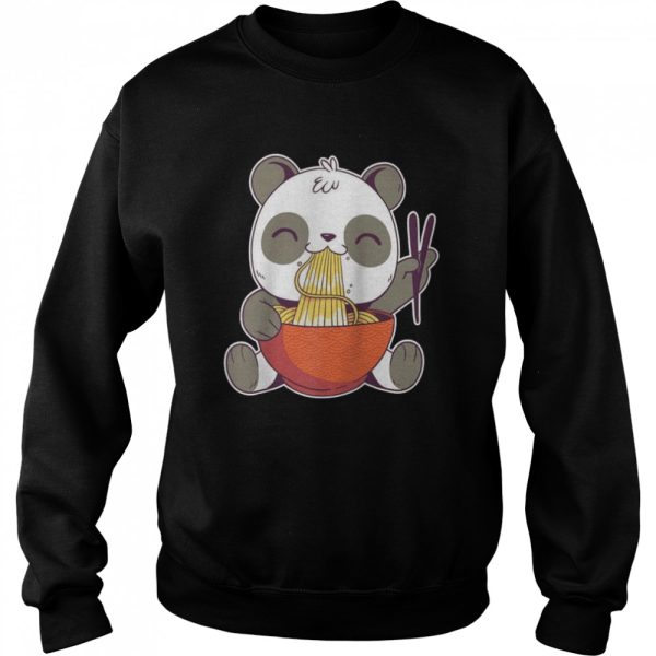 Cute Kawaii Panda Ramen Japanese Shirt