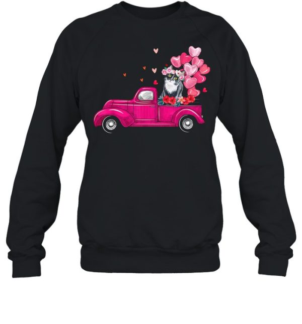 Cute Truck Cat Valentines Day Costume Boy Girl shirt