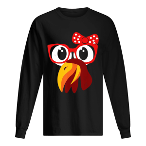 Cute Turkey Face With Glasses amp Bow Nerdy shirt 1