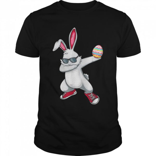 Dabbing Easter Bunny Boy Dab Easter Day Basket Stuffer Kids T-Shirt