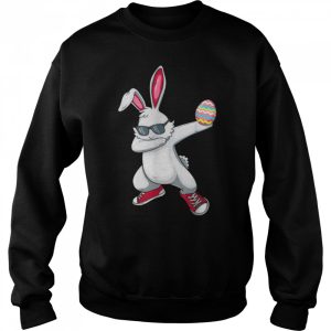 Dabbing Easter Bunny Boy Dab Easter Day Basket Stuffer Kids T Shirt 4