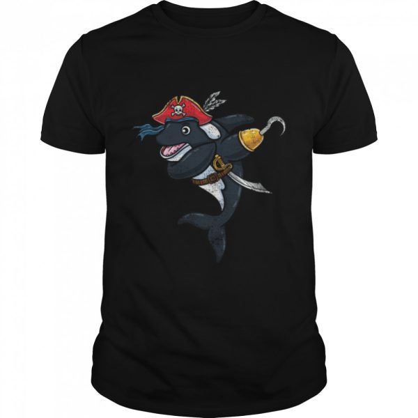 Dabbing Pirate Halloween Orca Vintage Long Sleeve T-Shirt