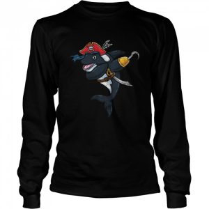 Dabbing Pirate Halloween Orca Vintage Long Sleeve T Shirt 3