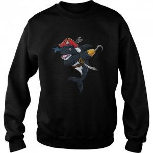 Dabbing Pirate Halloween Orca Vintage Long Sleeve T Shirt 4