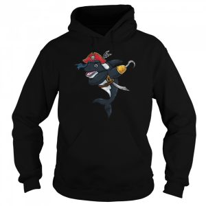 Dabbing Pirate Halloween Orca Vintage Long Sleeve T Shirt 5