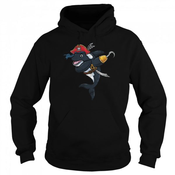 Dabbing Pirate Halloween Orca Vintage Long Sleeve T-Shirt