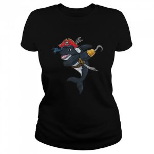 Dabbing Pirate Halloween Orca Vintage T Shirt 2