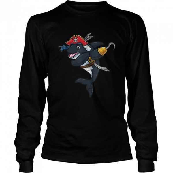 Dabbing Pirate Halloween Orca Vintage T-Shirt