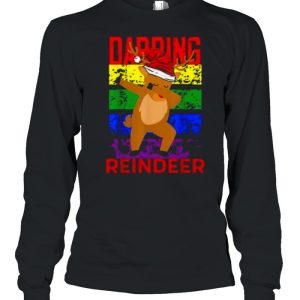 Dabbing Reindeer Merry Christmas 2021 Shirt 1