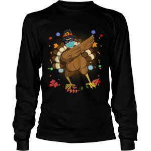 Dabbing Turkey Happy Thanksgiving Day Gifts Family Funny Top shirt 2