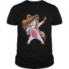 Dabbing Unicorn Cinco de Mayo Kids Girls Women Mexican T-Shirt