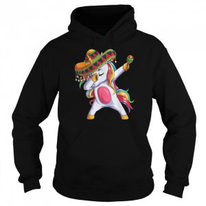 Dabbing Unicorn Cinco de Mayo Kids Girls Women Mexican T Shirt 5