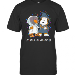 Dachshund And Snoopy Friends Christmas Light T-Shirt