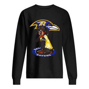 Dachshund Baltimore Ravens shirt 2