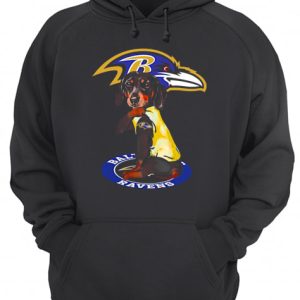 Dachshund Baltimore Ravens shirt 3