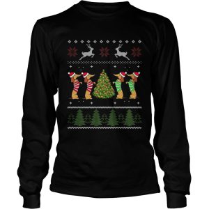 Dachshund Christmas Tree Ugly Xmas shirt 2