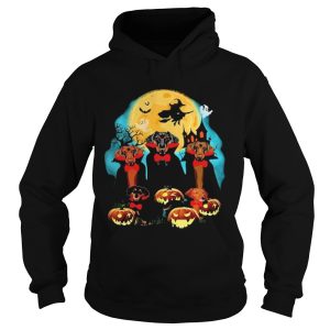 Dachshund Dracula Pumpkin Moonlight Happy Halloween shirt