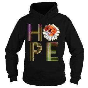 Dachshund Flower Hope shirt