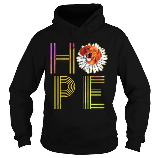 Dachshund Flower Hope shirt