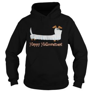 Dachshund Ghost Happy Halloweiner shirt 1