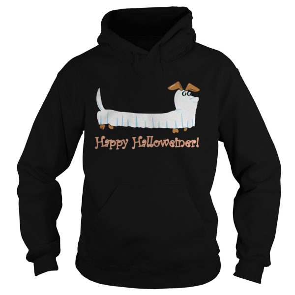 Dachshund Ghost Happy Halloweiner shirt