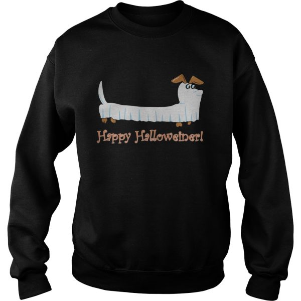 Dachshund Ghost Happy Halloweiner shirt