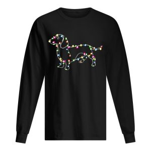 Dachshund Light Christmas shirt 1