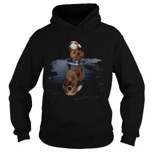 Dachshund Mask Reflection shirt 1