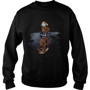 Dachshund Mask Reflection shirt 2