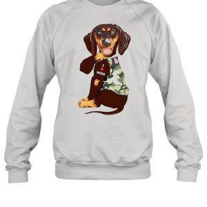 Dachshund Veteran tattoos I love mom shirt 4