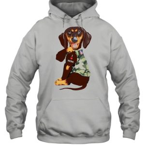 Dachshund Veteran tattoos I love mom shirt 5