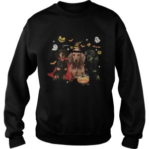 Dachshund Witch Halloween shirt 2