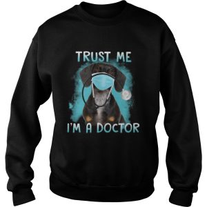 Dachshund mask trust me im a doctor shirt 2