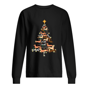 Dachshunds Christmas Tree shirt 2