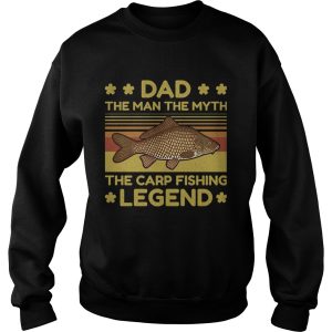 Dad The Man Myth The Carp Fishing Legend Vintage shirt 2