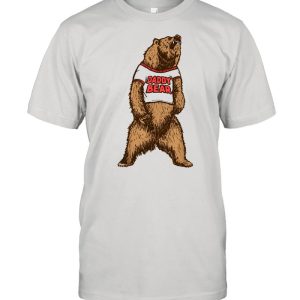 Daddy Bear Roaring Grizzly Fathers Day Protective Dad Shirt 1