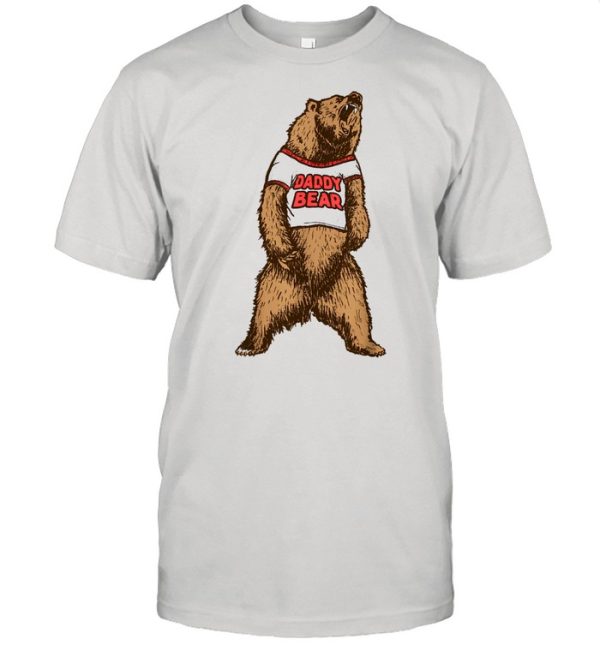 Daddy Bear Roaring Grizzly Fathers Day Protective Dad Shirt