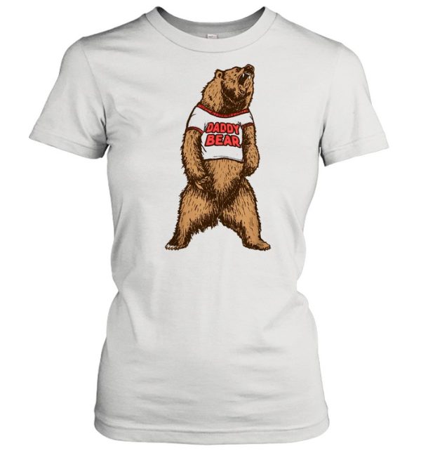 Daddy Bear Roaring Grizzly Fathers Day Protective Dad Shirt