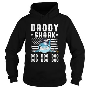 Daddy shark doo doo doo welder american flag veteran independence day shirt 1