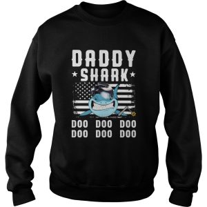 Daddy shark doo doo doo welder american flag veteran independence day shirt 2