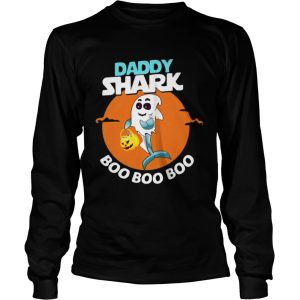 Daddy shark ghost boo boo boo Halloween shirt 2