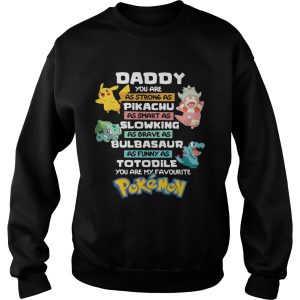 Daddy you are as strong as pikachu as smart as slowing as brave as bulbasaur as funny as totodile y 2