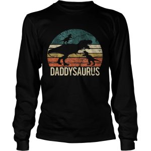 Daddysaurus Two Kids Vintage shirt 2